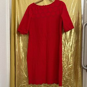 Julia Jordan Vibrant Red Mini Dress